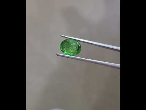 4.17 ct Natural Green Tsavorite Oval shape - #TS22
