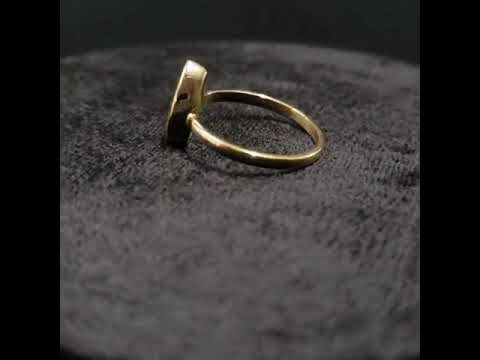 Olive Green Tourmaline 14k Gold Ring #gold #gemstone #jewelry #kjewelryaccessories