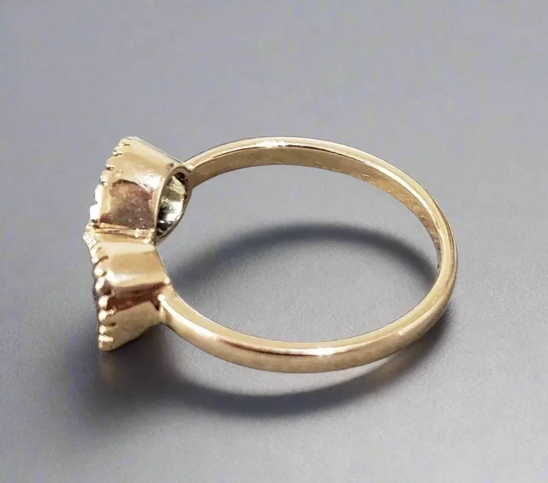 Handmade 14k Statement Blue Sapphire Ring Gold - K Jewelry Accessories