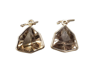 14k Gold Champagne Quartz Earrings - K Jewelry Accessories