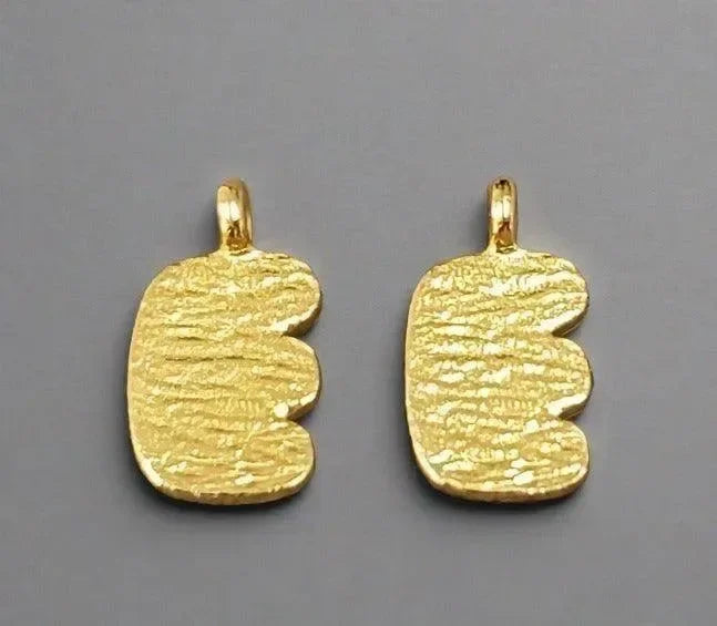 Minimalist 925 Gold Vermeil Charm Bee Shape Designer - K Jewelry Accessories