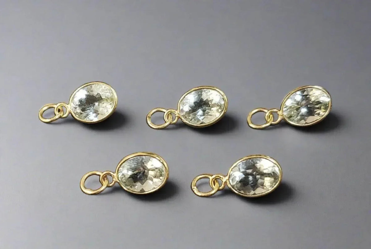 Gold Aquamarine 14k Pendant for Women - K Jewelry Accessories