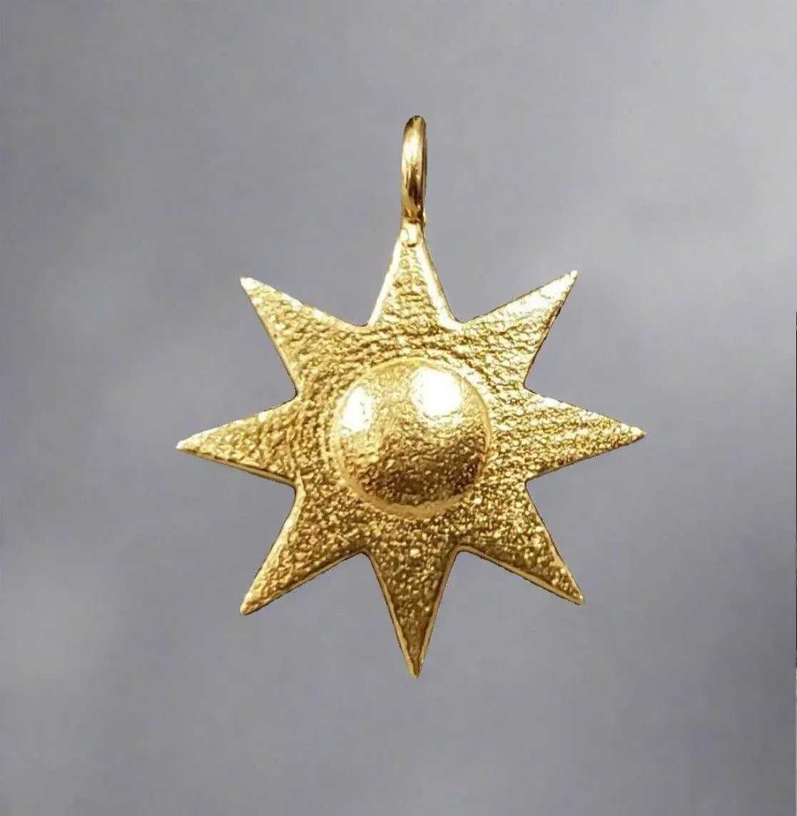 Gold Vermeil Sun Charms Delicate Jewelry Findings - K Jewelry Accessories