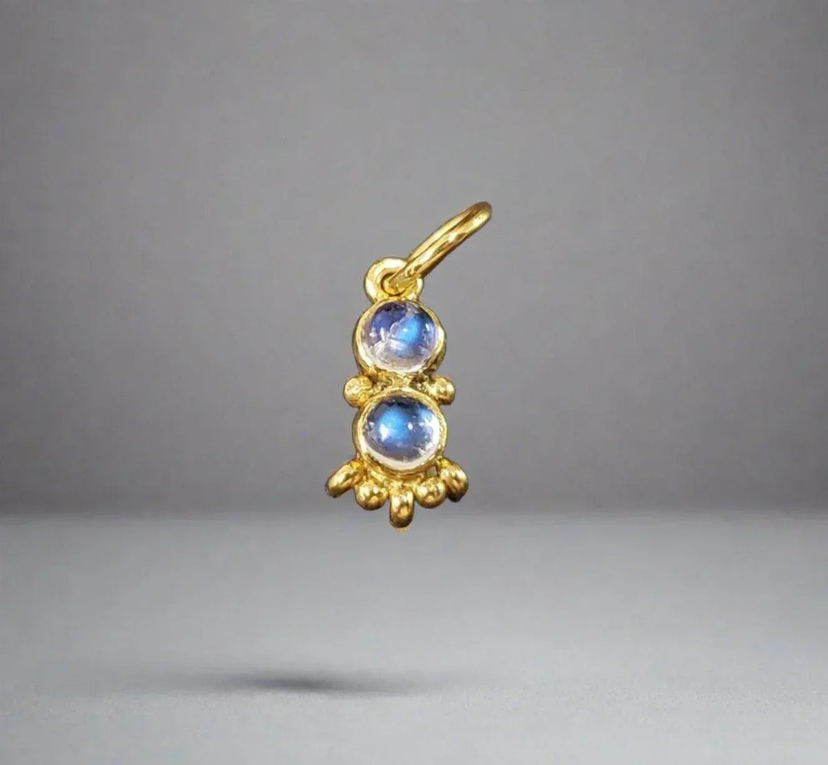 925 Gold Vermeil Rainbow Moonstone Pendant For Multipurpose use - K Jewelry Accessories