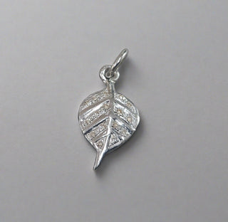 925 Silver Star, Betel Leaf & Leaf Diamond Pendant