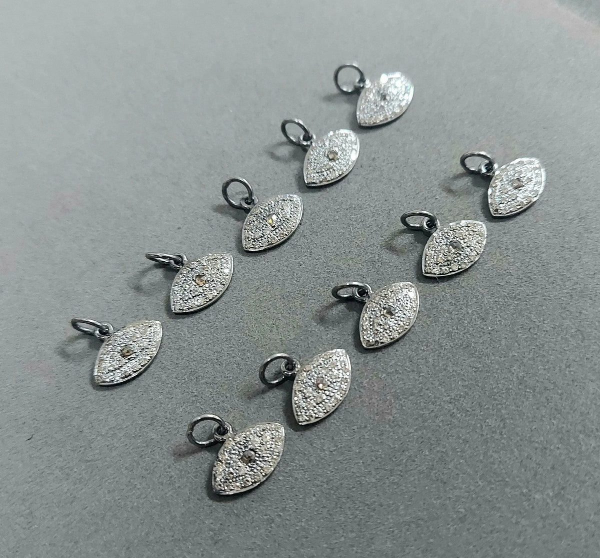 925 Silver Diamond Pendant - K Jewelry Accessories