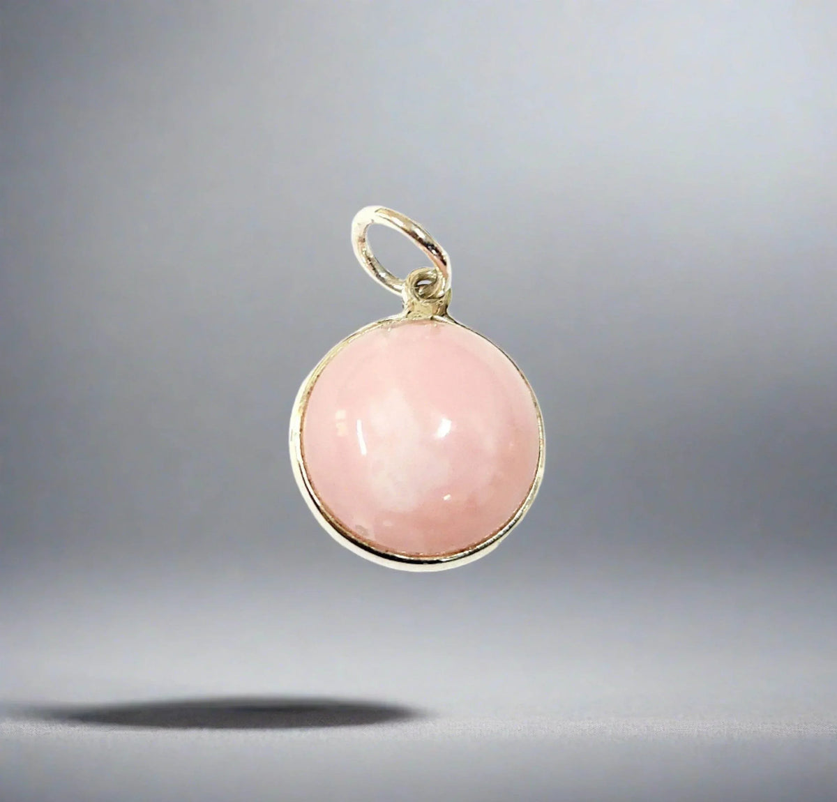 925 silver pink opal pendant Beautiful color For Women - K Jewelry Accessories