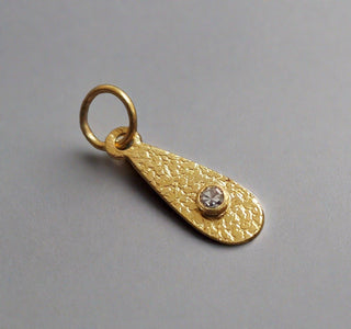 18k Gold Diamond Pendant - K Jewelry Accessories