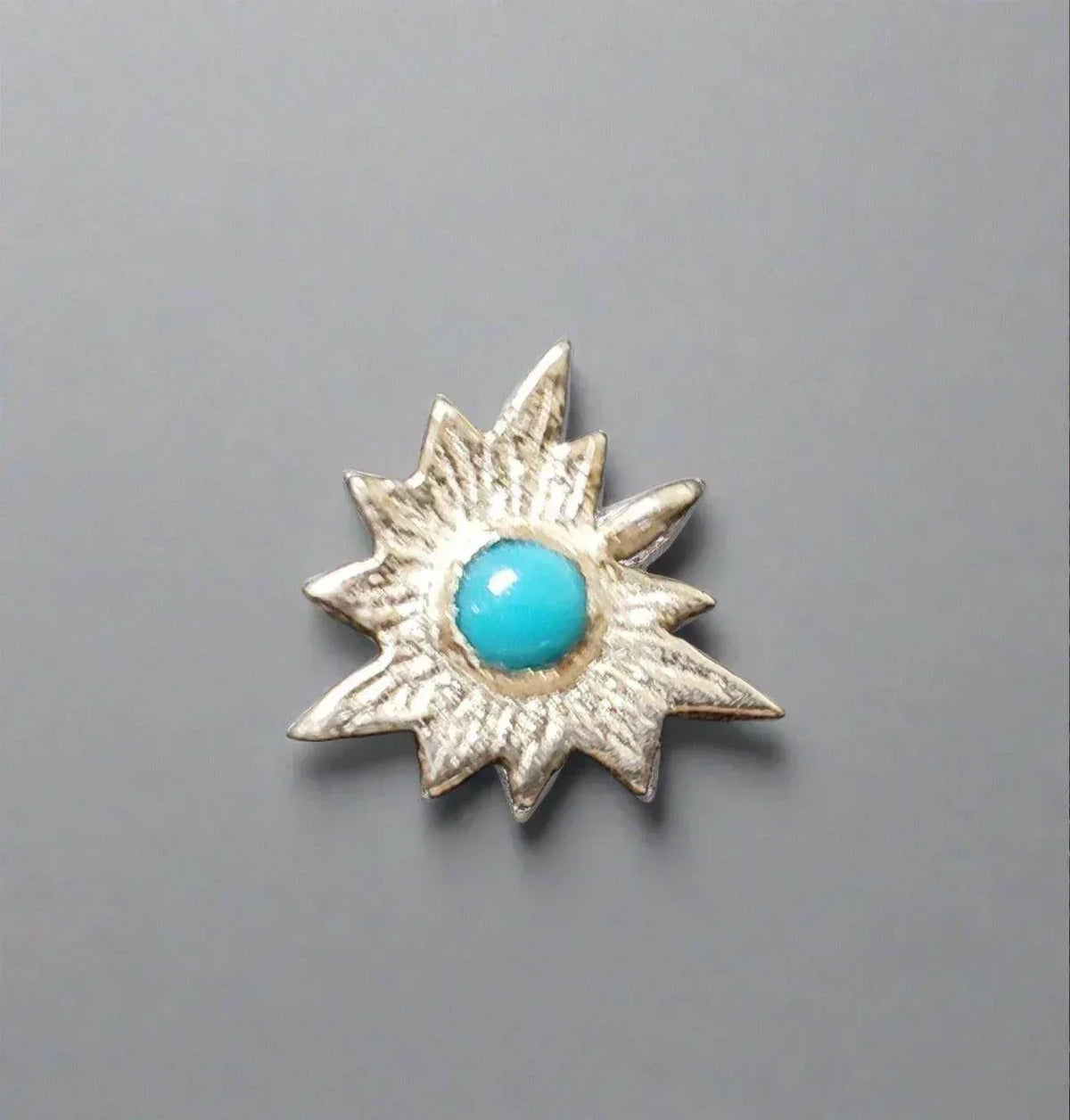 925 Genuine Sleeping Beauty Turquoise Pendant Charm - K Jewelry Accessories
