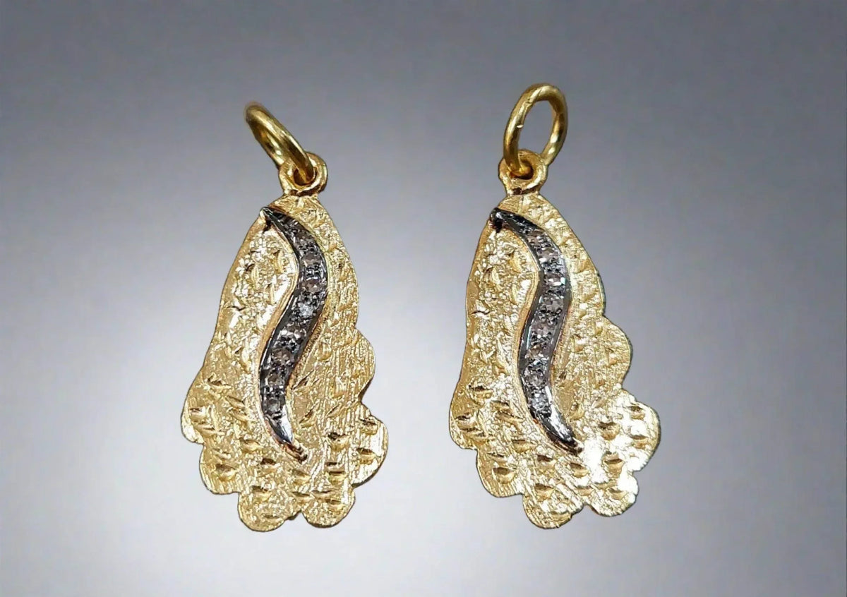 14K Gold Diamond Pendant Handmade - K Jewelry Accessories