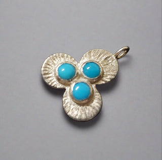 925 Silver Turquoise Charm - K Jewelry Accessories