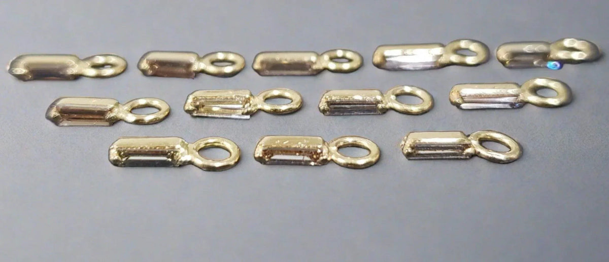 14k Gold Baguette Diamond Charm - K Jewelry Accessories