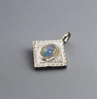 925 Silver Ethiopian Opal Kite Charm Pendant - K Jewelry Accessories