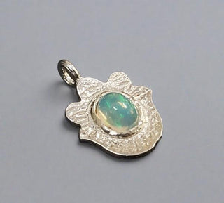 925 Silver Opal Charm - K Jewelry Accessories