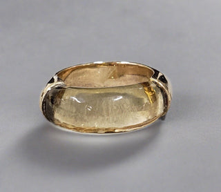 14k Gold Natural Citrine Ring - K Jewelry Accessories