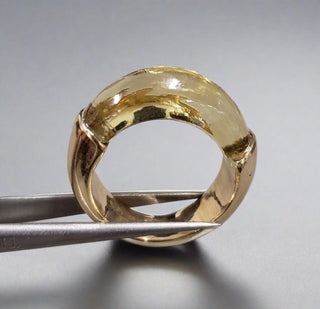 14k Gold Natural Citrine Ring - K Jewelry Accessories