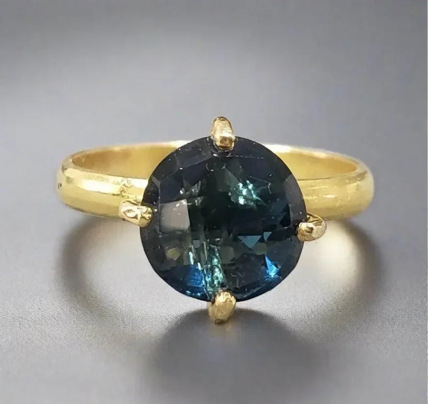 14k Gold London Blue Topaz Ring - K Jewelry Accessories