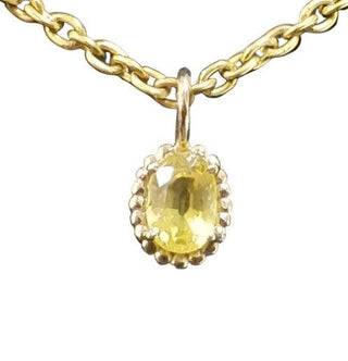 14k Gold Yellow Sapphire Charms - K Jewelry Accessories