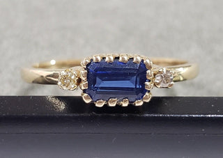 14k Gold Kyanite with Diamond Ring - K Jewelry Accessories