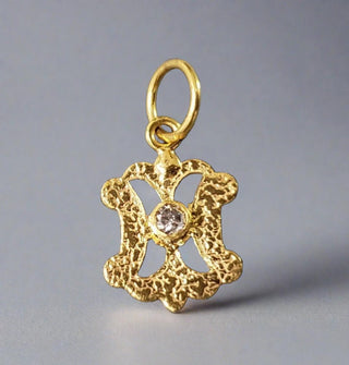 18k Gold Diamond Pendant - K Jewelry Accessories